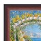 Mahogany - 11x14 Custom Gold Leaf Picture Frame With Ornate Gold Trim